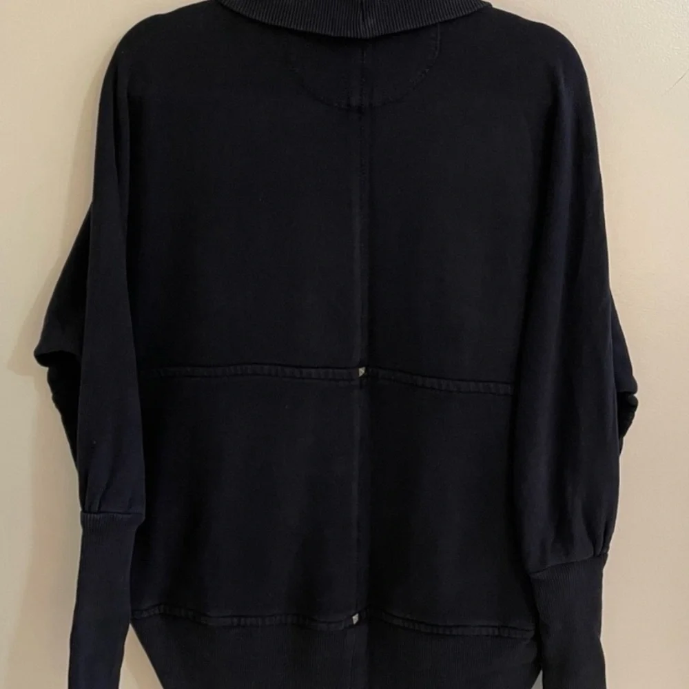 Wilfred Black Open-Front Shawl-Collar Cardigan - Picture 3 of 4